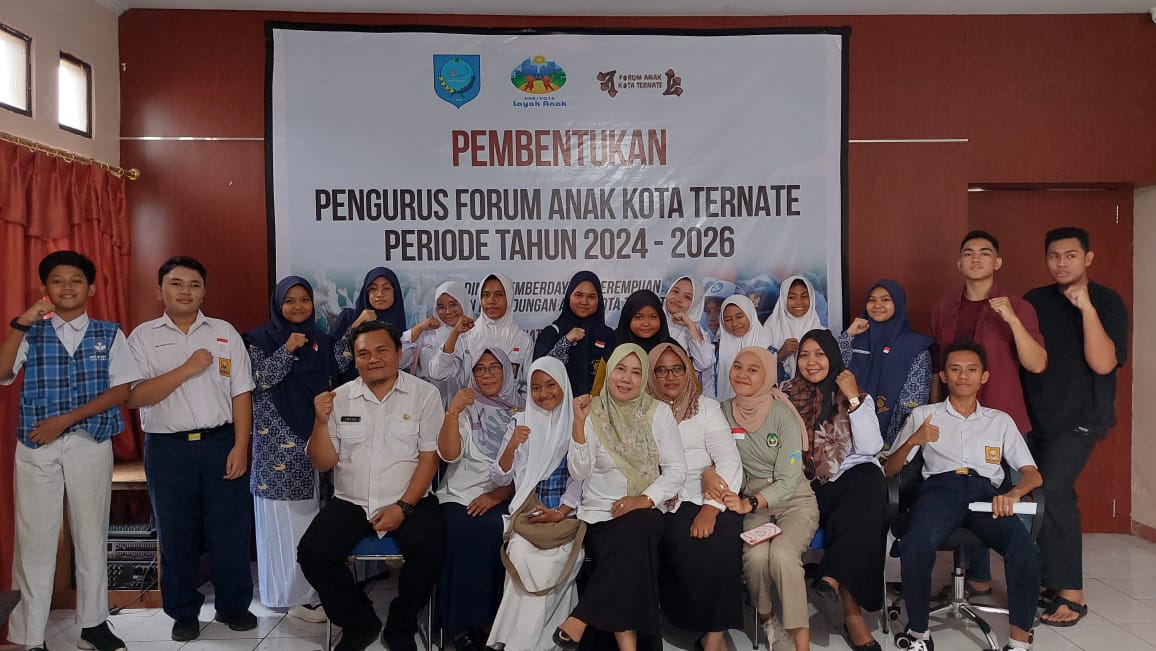 PEMBENTUKAN PENGURUS FORUM ANAK KOTA TERNATE PERIODE THN 2024-2026